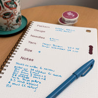 Knitting Journal Washi Tape