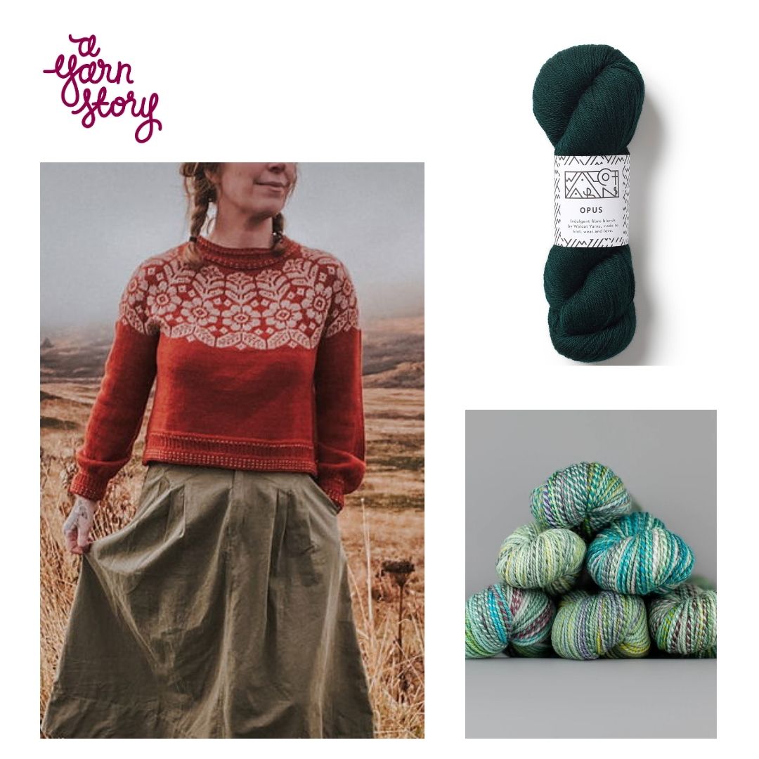 Autumn Alpine by Caitlin Hunter - Opus & Spincycle Yarn Bundle