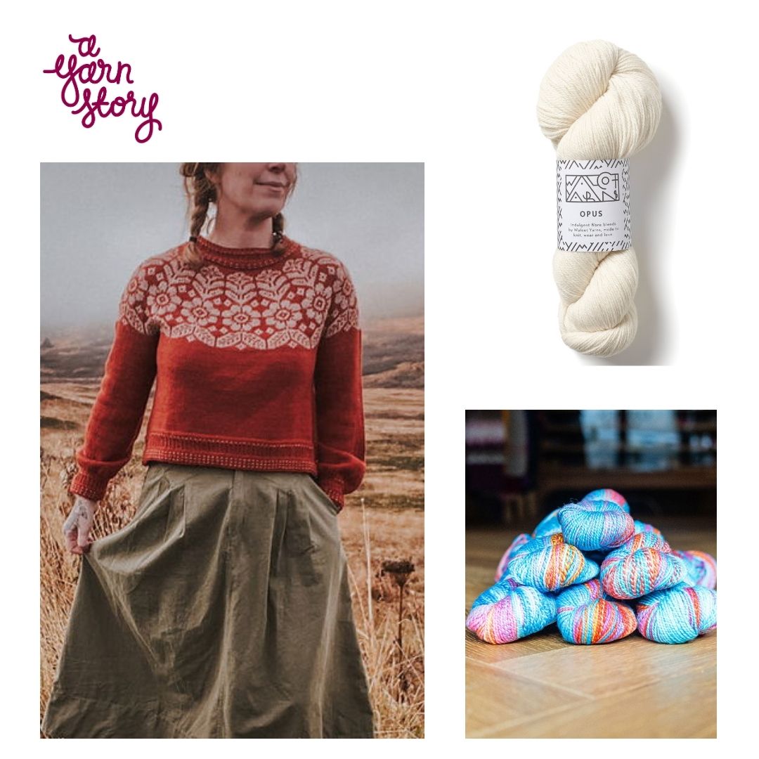 Autumn Alpine by Caitlin Hunter - Opus & Spincycle Yarn Bundle