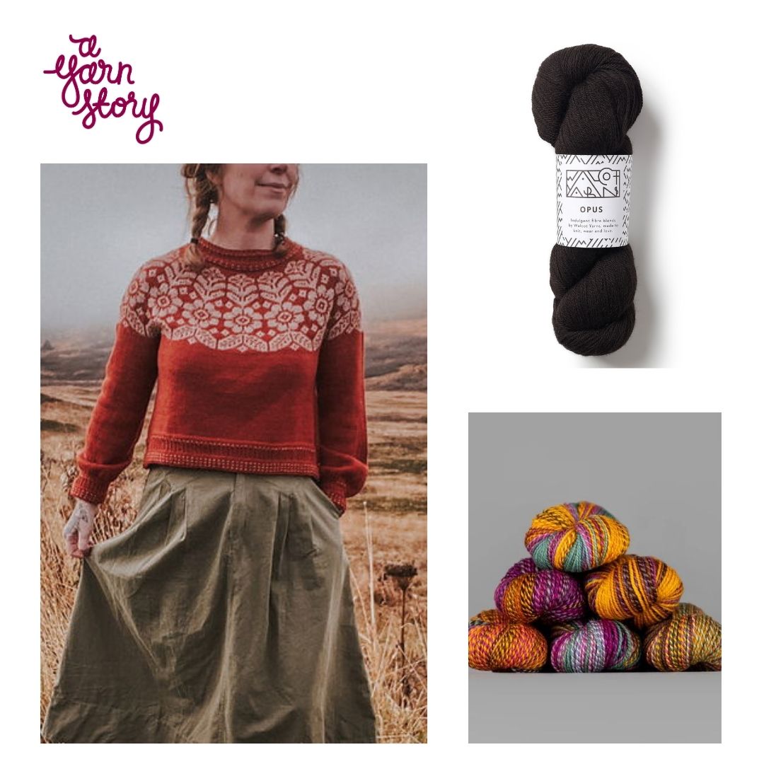 Autumn Alpine by Caitlin Hunter - Opus & Spincycle Yarn Bundle
