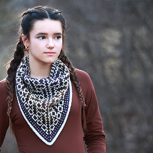 Dark Matter Cowl by Cheryl Faust Yarn Bundle