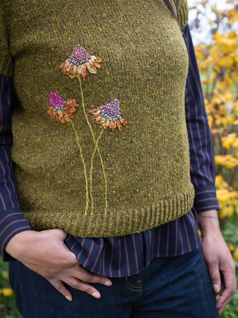 Embroidery on Knits by Judit Gummlich