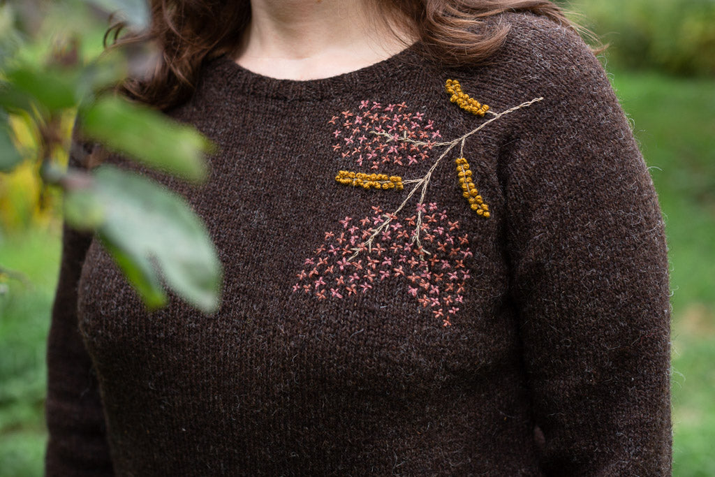 Embroidery on Knits by Judit Gummlich