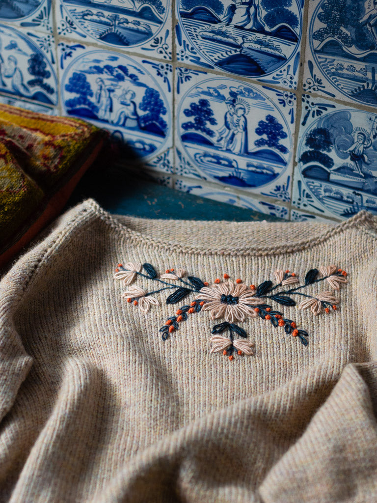 Embroidery on Knits by Judit Gummlich