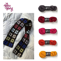Quilt Block Scarf by Tamara Jordan Yarn Bundle