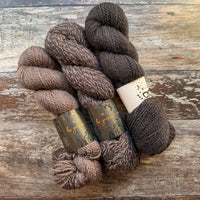 Rustic Cabin Hat by Les Garçons Yarn Bundle