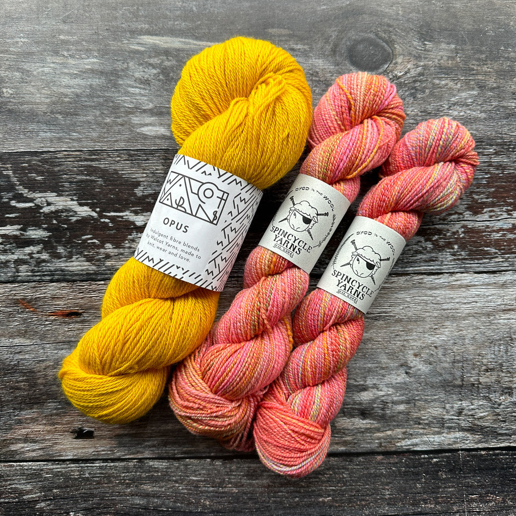 Thistle Thorn Cowl by Lavanya Patricella Yarn Bundle