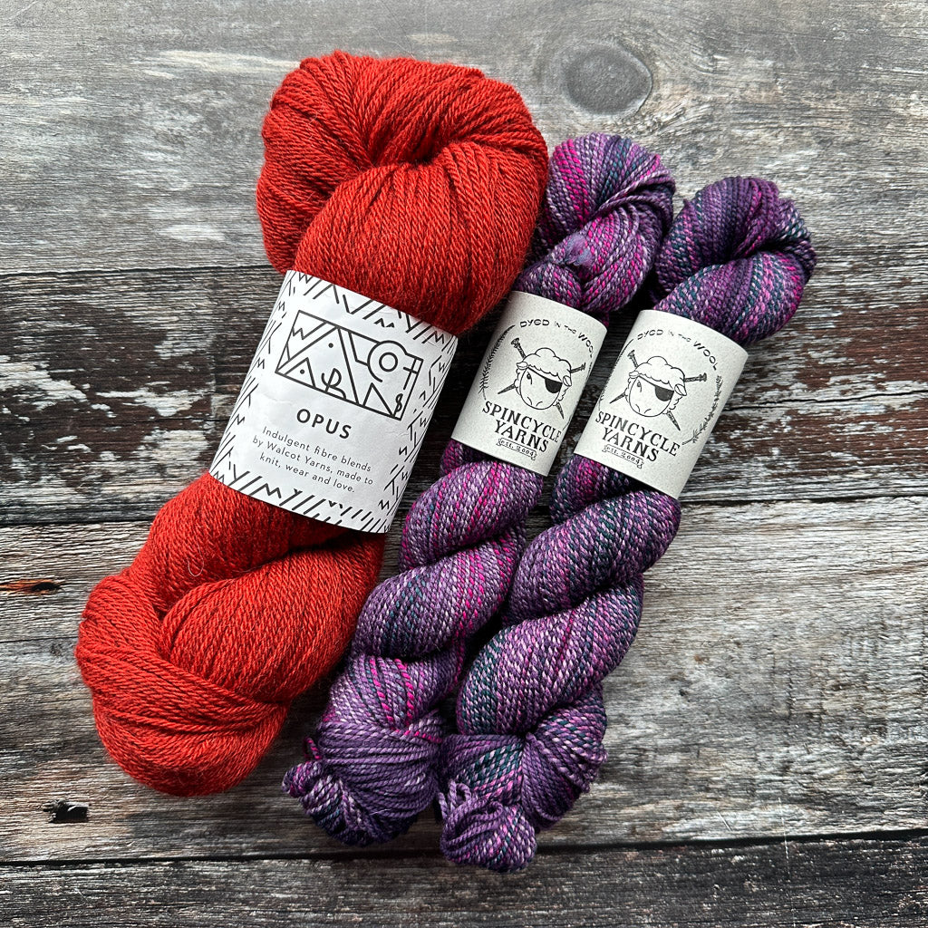 Thistle Thorn Cowl by Lavanya Patricella Yarn Bundle