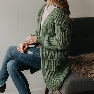 CaMaRose Dreamy Cardigan My Size (Adult) Pattern