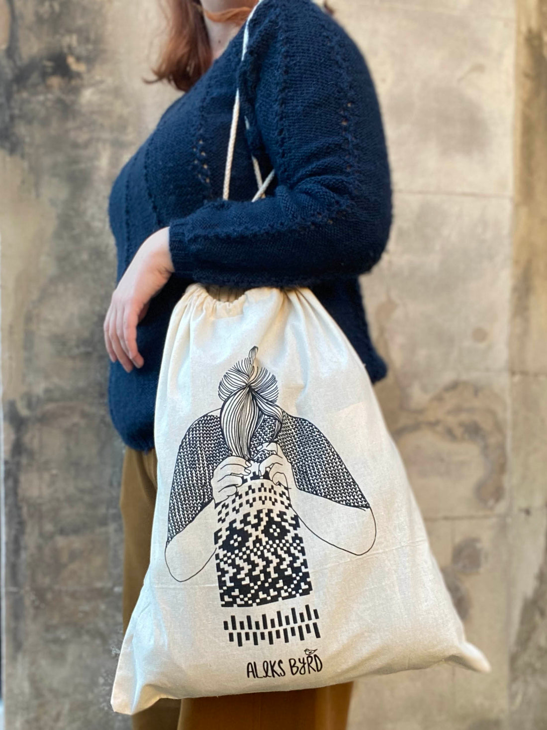 Knitster Girl Project Sack