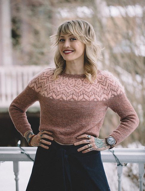 Andrea Mowry Pink Velvet Sweater Yarn Bundle