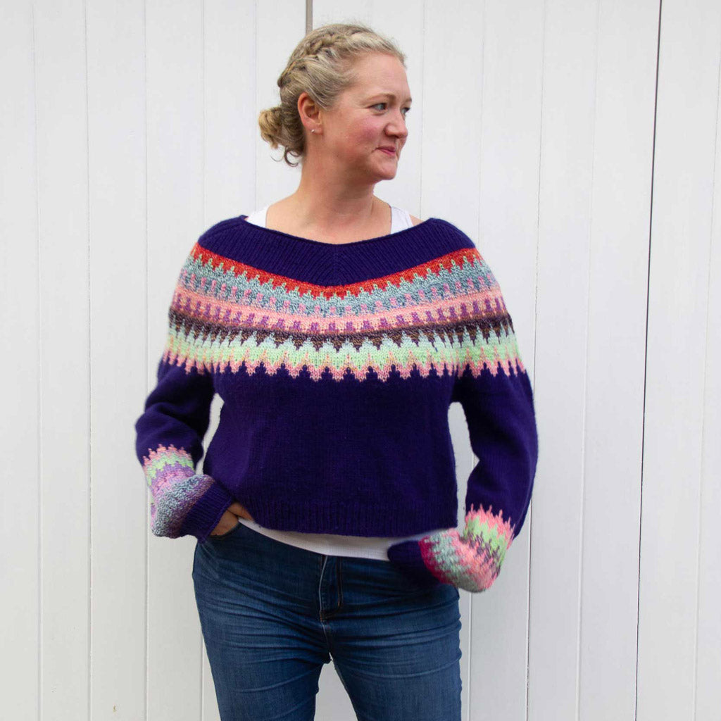 Easy V Sweater Yarn Bundle