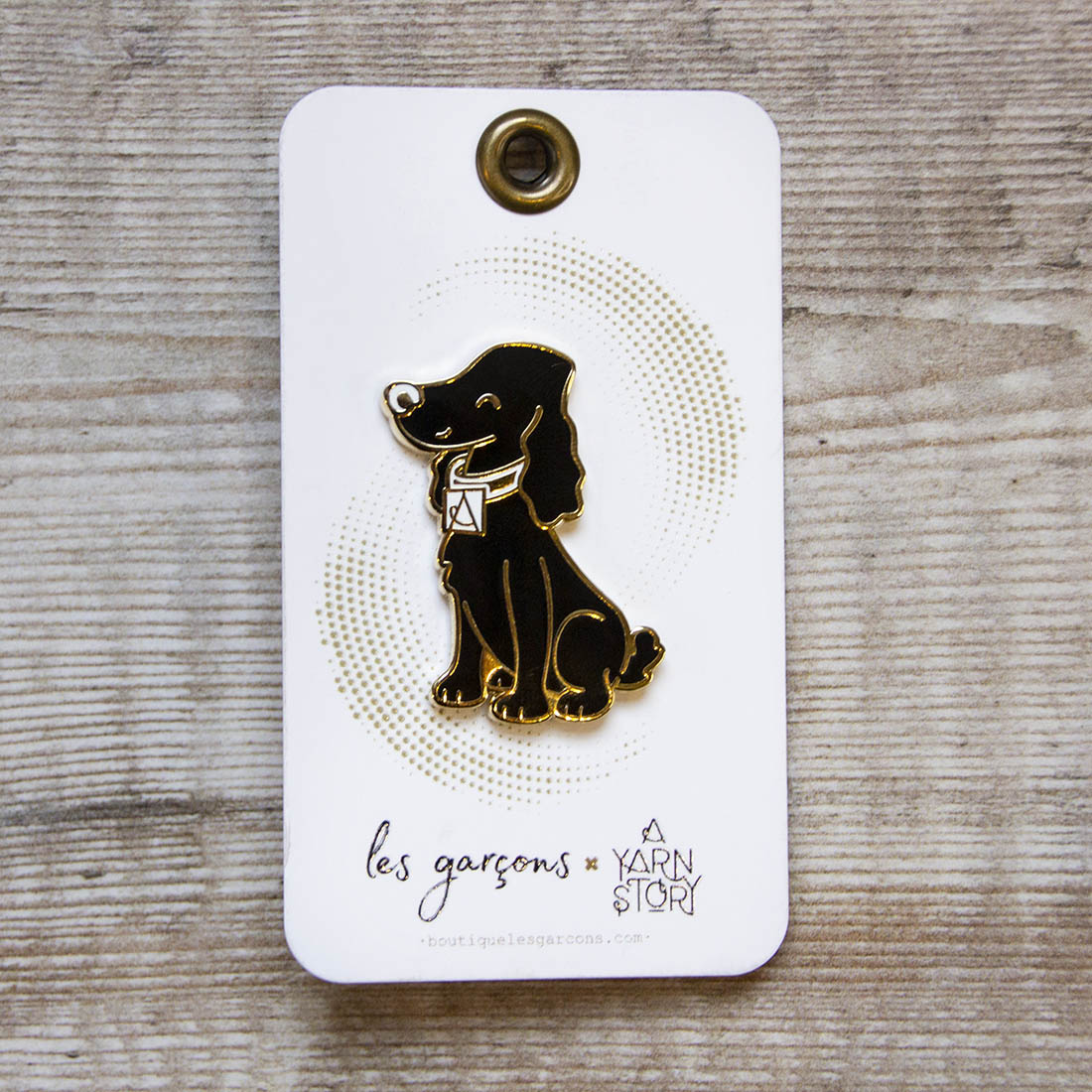Shop Dog Peaches (enamel pin)