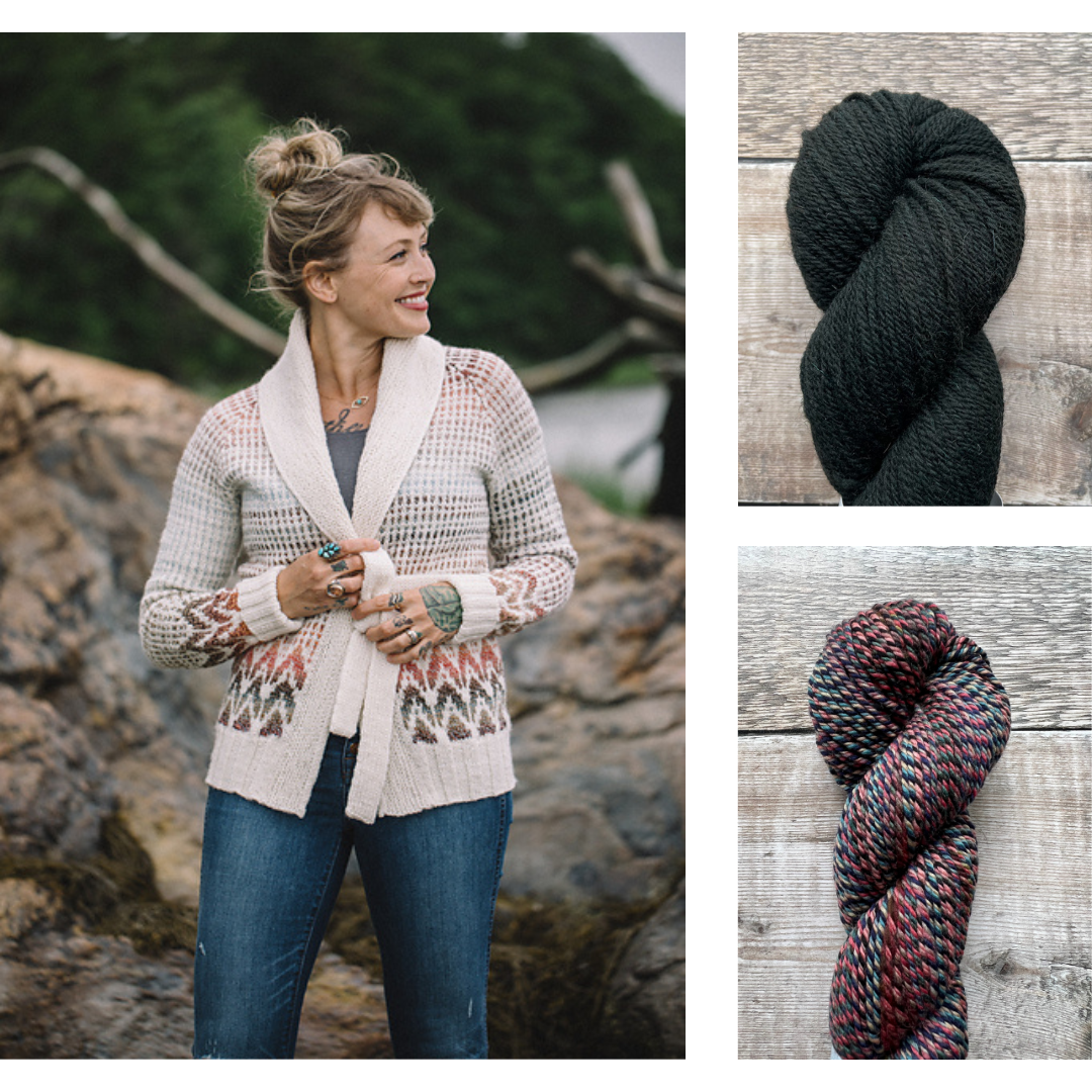 Andrea Mowry Spark Cardigan Yarn Bundle