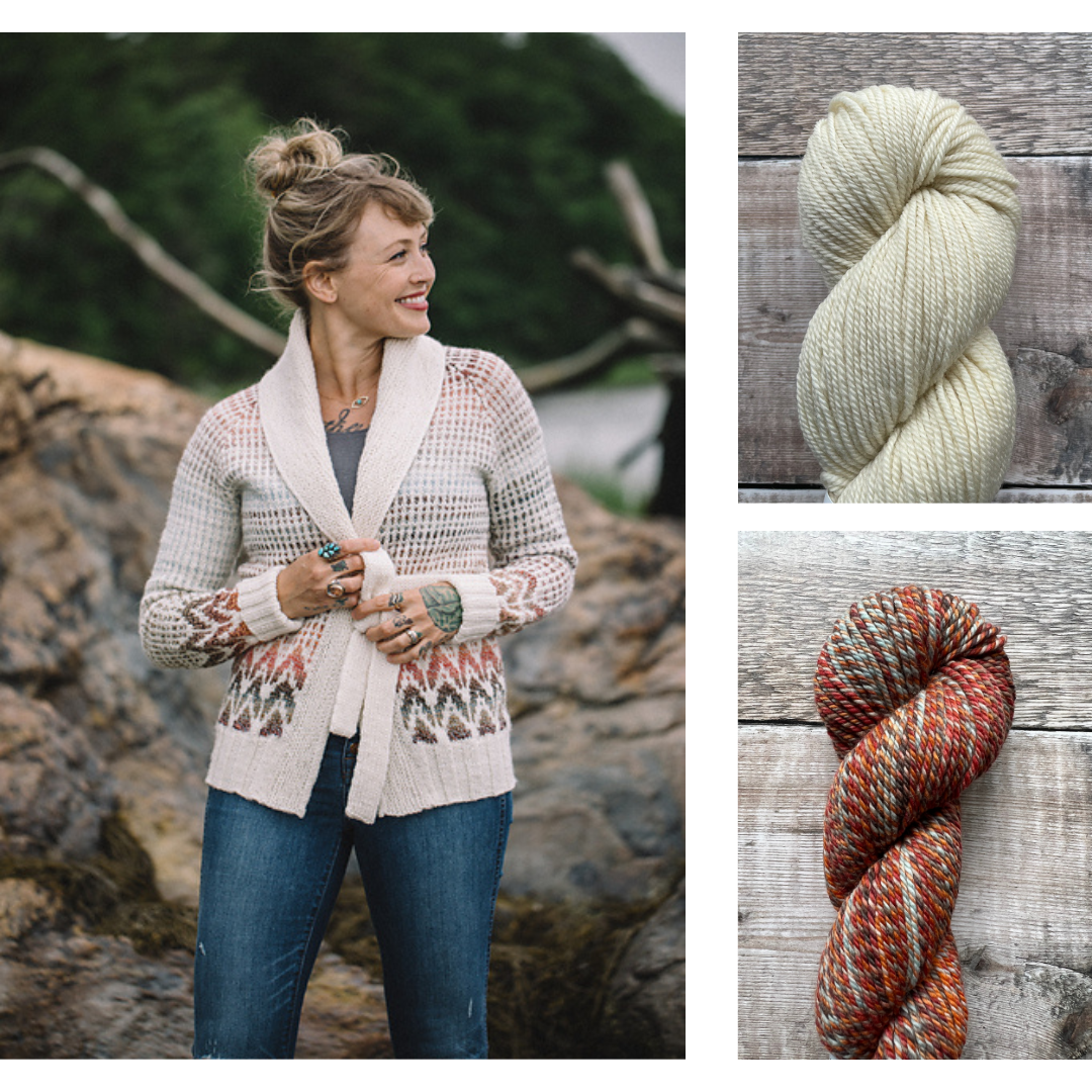 Andrea Mowry Spark Cardigan Yarn Bundle
