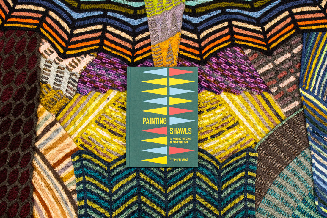 Painting Shawls: 13 Knitting Patterns to Paint with Yarn