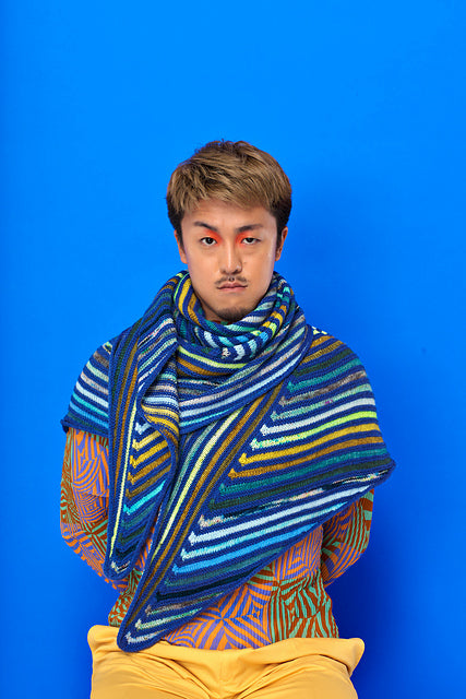 Painting Shawls: 13 Knitting Patterns to Paint with Yarn