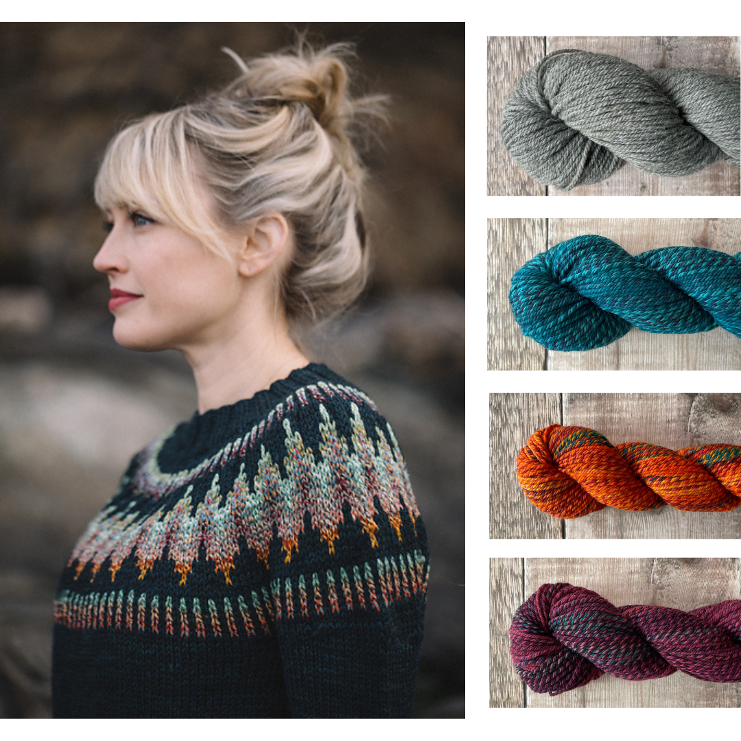 Andrea Mowry Throwover Sweater Yarn Bundle