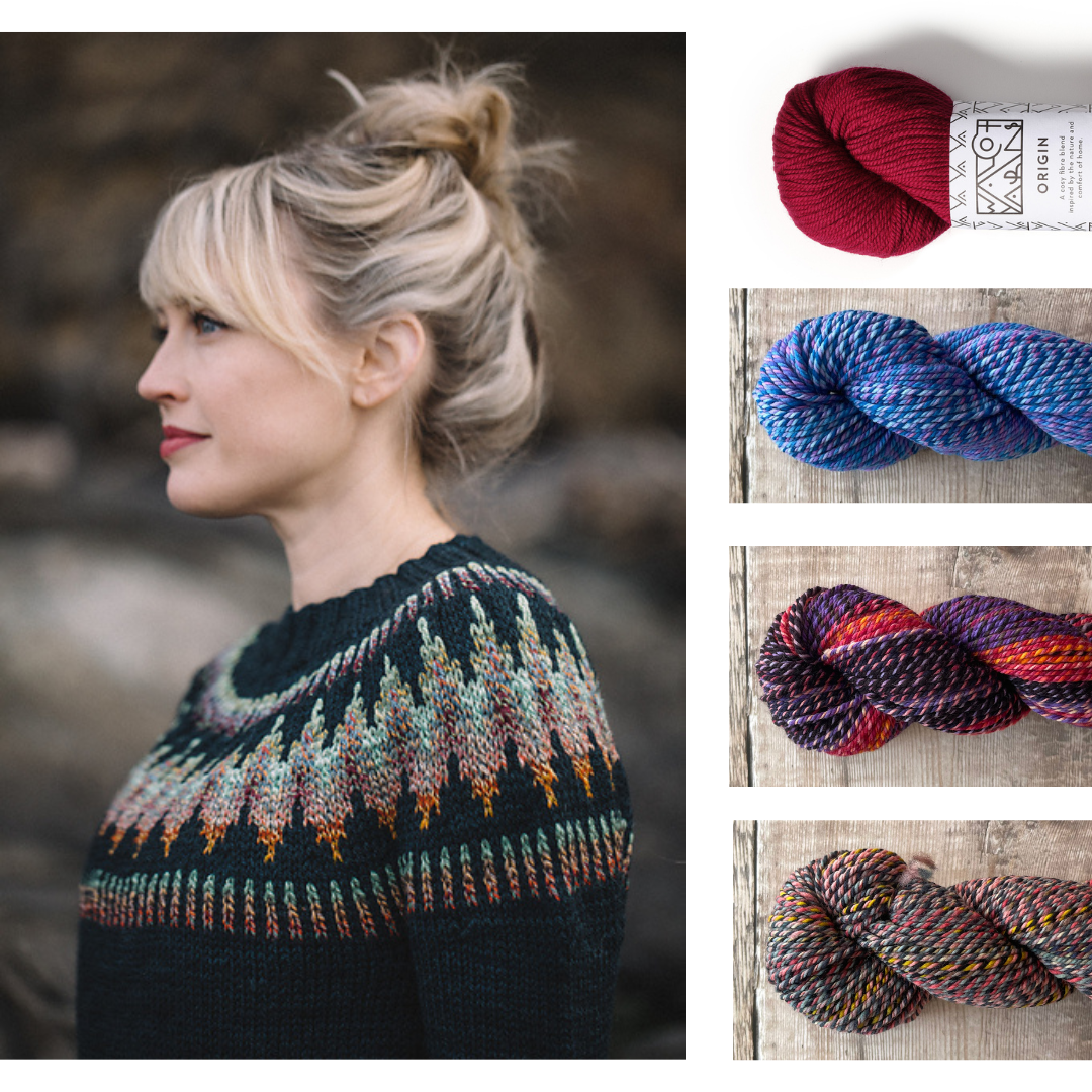 Andrea Mowry Throwover Sweater Yarn Bundle