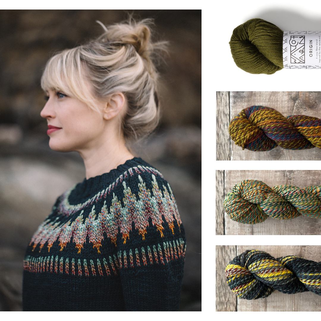 Andrea Mowry Throwover Sweater Yarn Bundle