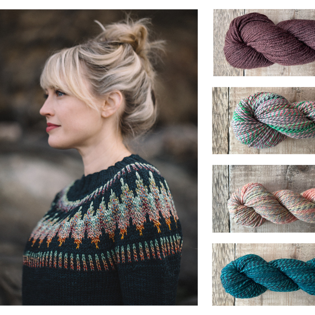 Andrea Mowry Throwover Sweater Yarn Bundle