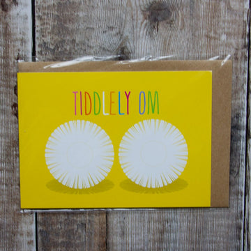 Tiddlely Om Greeting Card