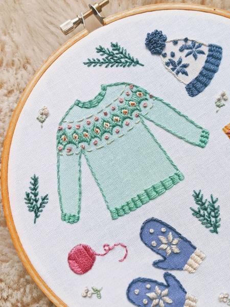 Cozy Winter Embroidery Kit
