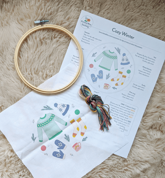 Cozy Winter Embroidery Kit
