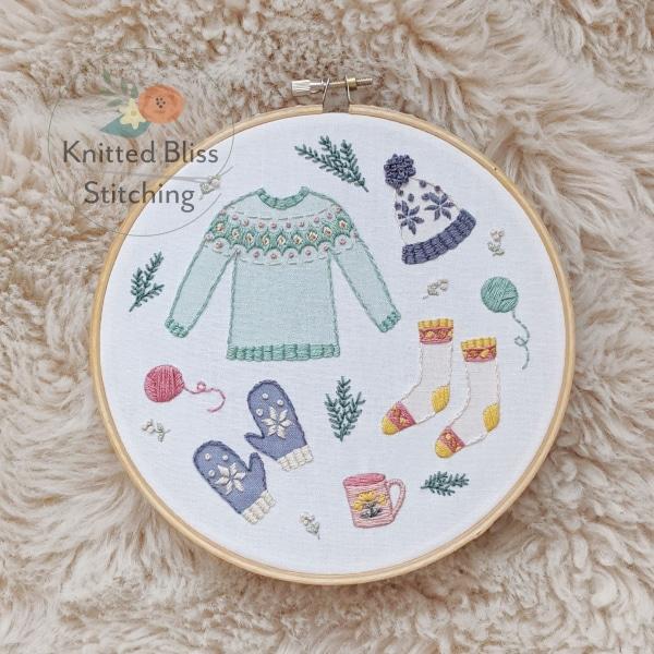 Cozy Winter Embroidery Kit