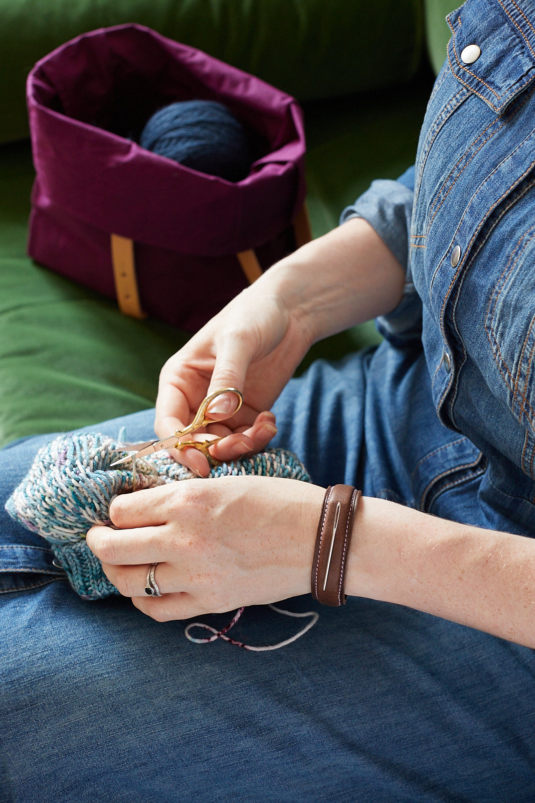Hide & Hammer Magnetic Leather Cuff