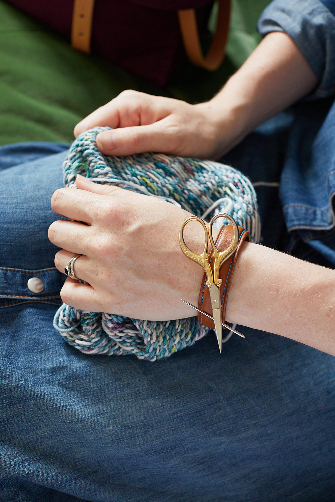 Hide & Hammer Magnetic Leather Cuff