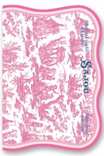 Sajou Embroidery & Sewing Needles Pink Toile Jouy