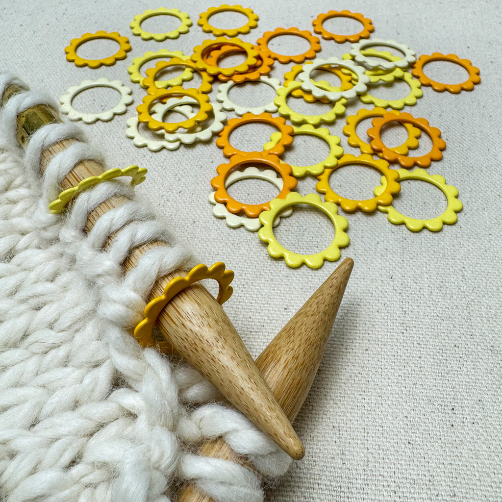 Allstitch Studio Extra Larger Flower Stitch Markers