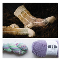 Curio Socks by Andrea Mowry Yarn Bundle