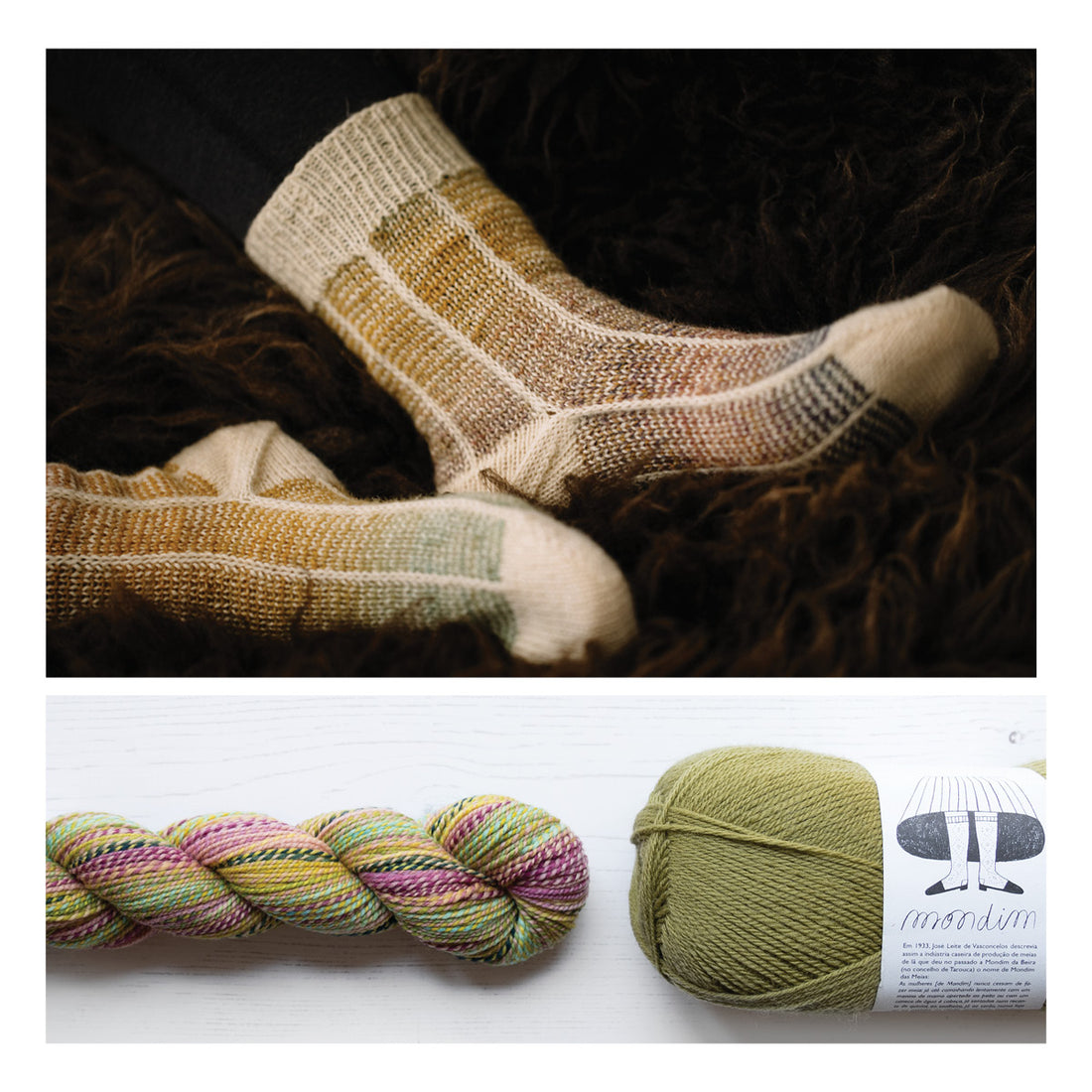 Curio Socks by Andrea Mowry Yarn Bundle