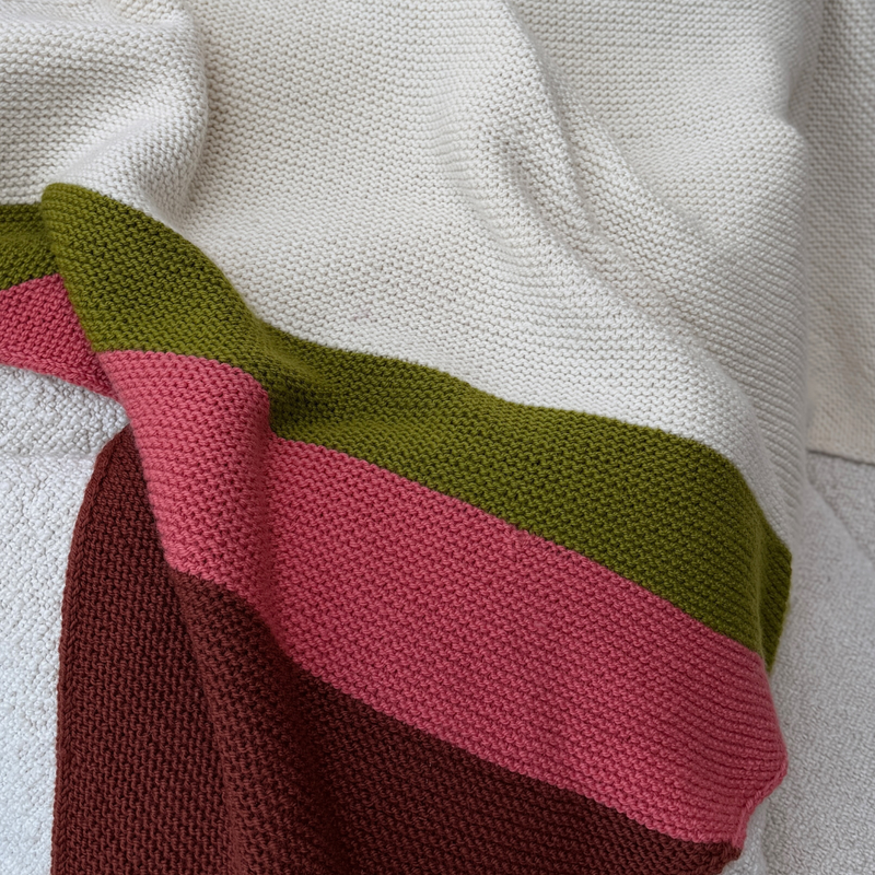 Colorful Corner Blanket by Purl Soho