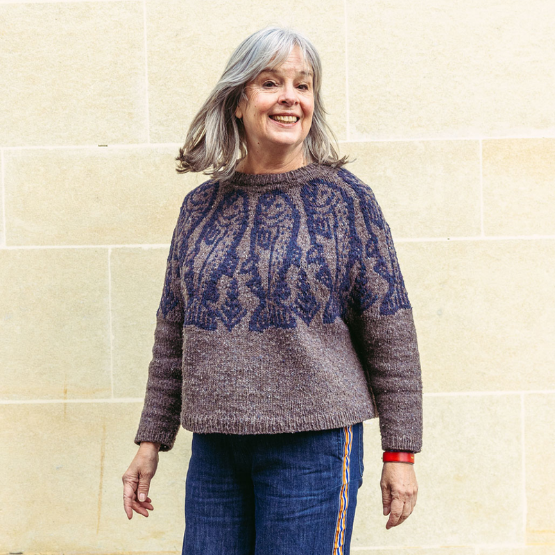 King Salmon Sweater by Caitlin Hunter