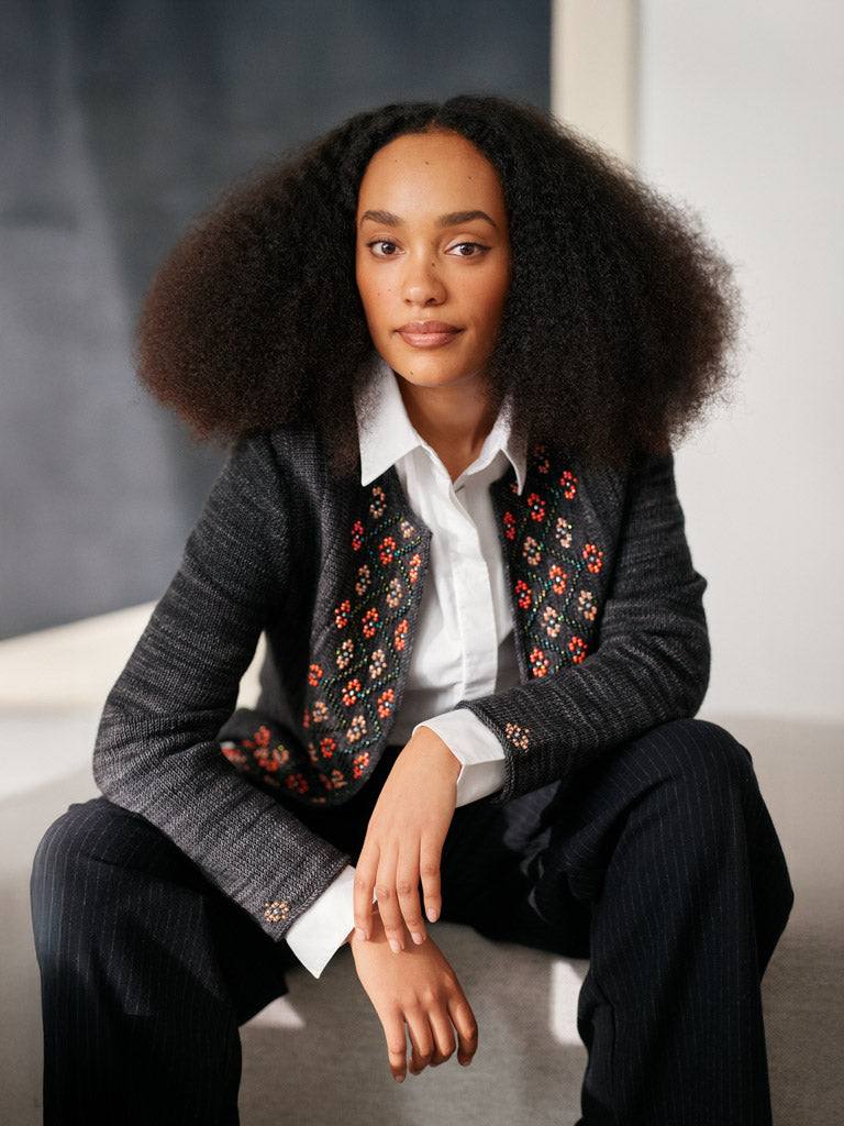 Beaded Colourwork: A Modern Approach to Knitting with Beads by Jeanette Sloan