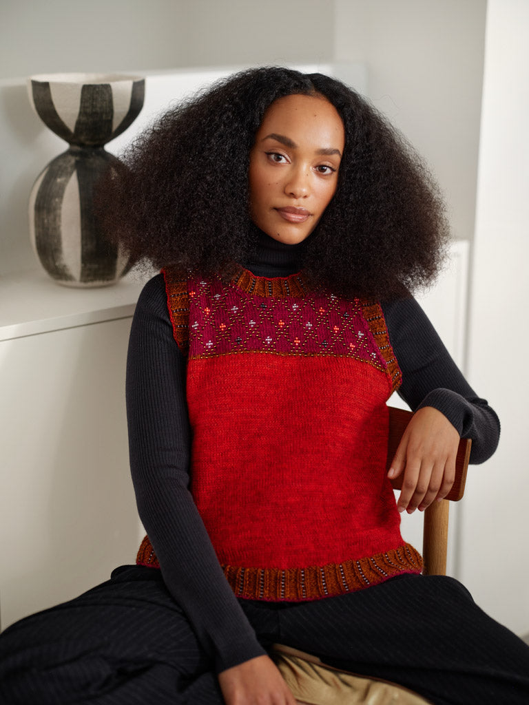 Beaded Colourwork: A Modern Approach to Knitting with Beads by Jeanette Sloan