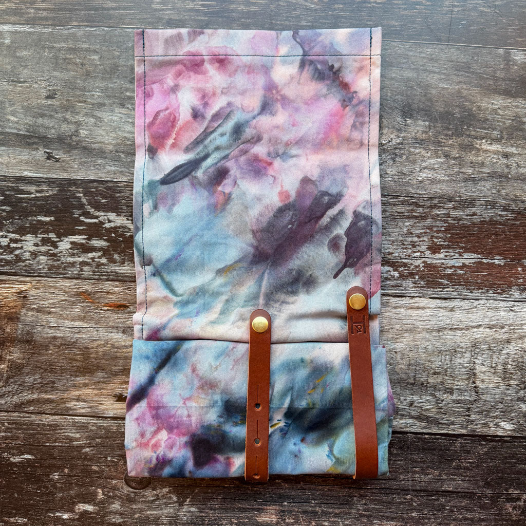 Limited Edition Ice Dyed Hide & Hammer #03 Roll Top Project Bag