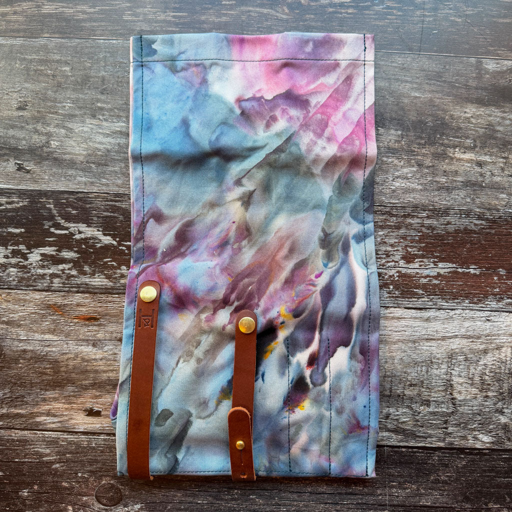 Limited Edition Ice Dyed Hide & Hammer #03 Roll Top Project Bag