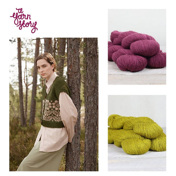 Nordic Bloom Vest by Caitlin Hunter - Yarn Bundle