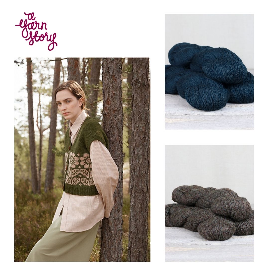 Nordic Bloom Vest by Caitlin Hunter - Yarn Bundle