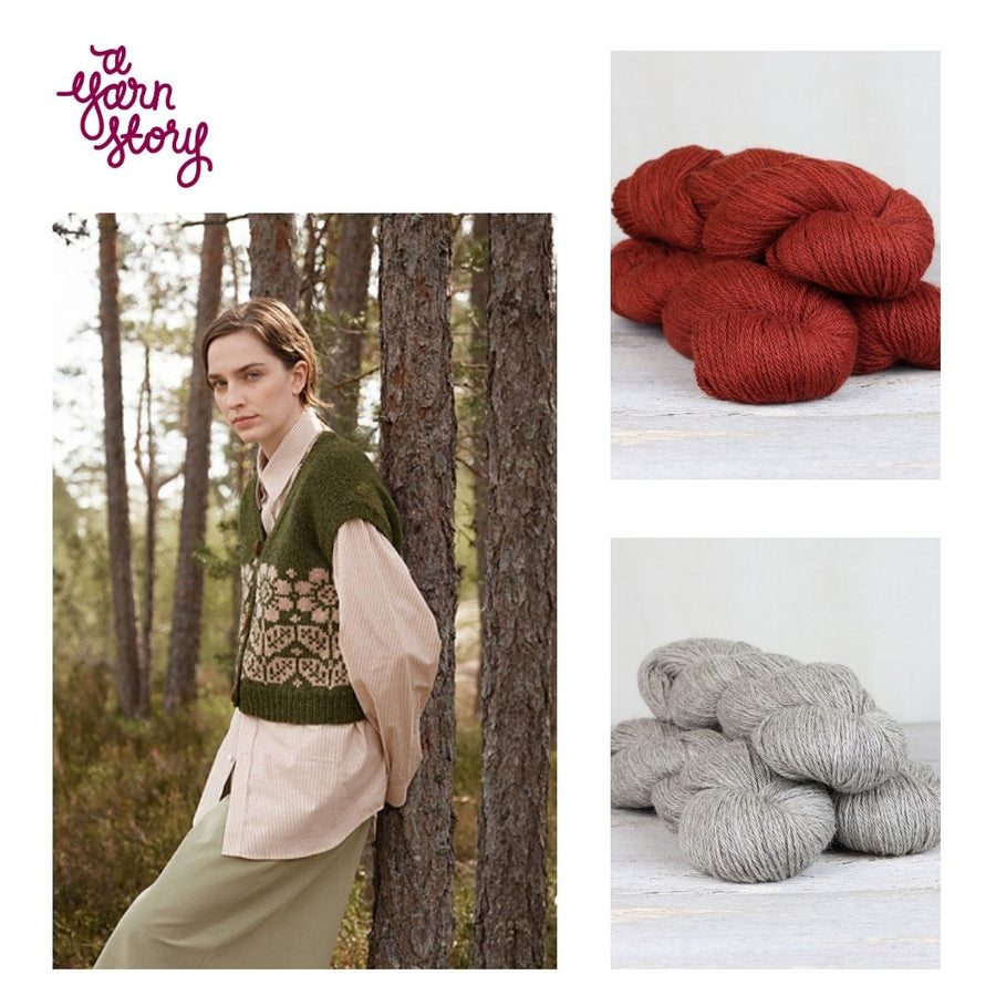 Nordic Bloom Vest by Caitlin Hunter - Yarn Bundle