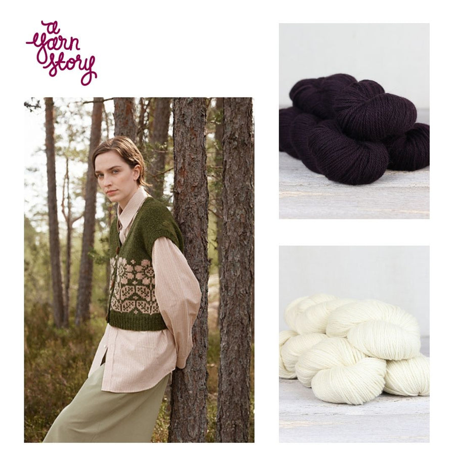 Nordic Bloom Vest by Caitlin Hunter - Yarn Bundle