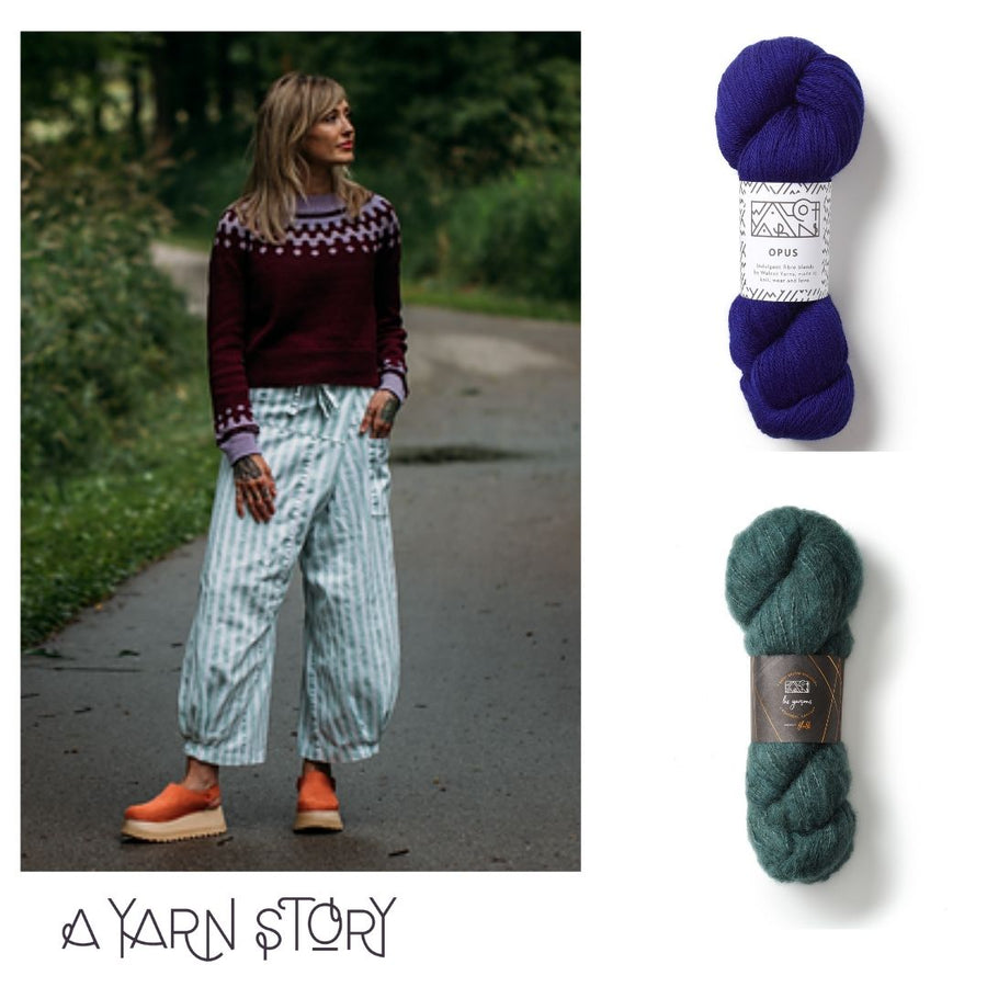 Ooey Gooey by Andrea Mowry Yarn Bundle (Semi Fluffy Version)