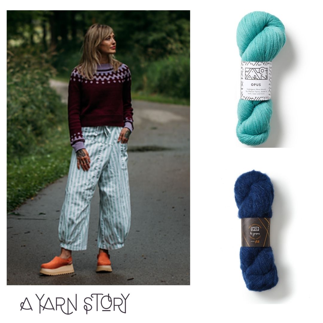 Ooey Gooey by Andrea Mowry Yarn Bundle (Semi Fluffy Version)
