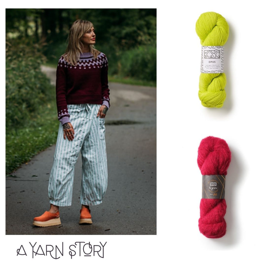 Ooey Gooey by Andrea Mowry Yarn Bundle (Semi Fluffy Version)