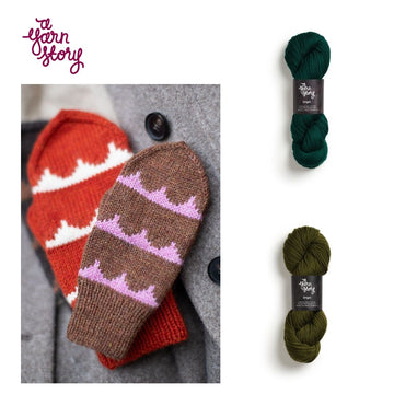 Robinia Mittens by Anne Ventzel Yarn Bundle