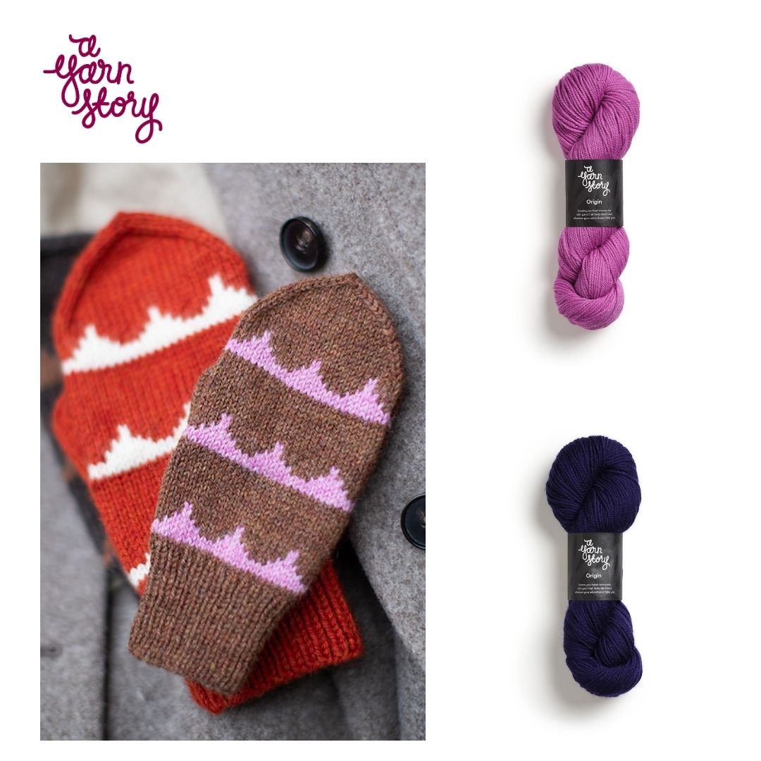 Robinia Mittens by Anne Ventzel Yarn Bundle